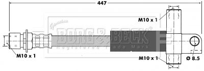 BORG & BECK Тормозной шланг BBH6167